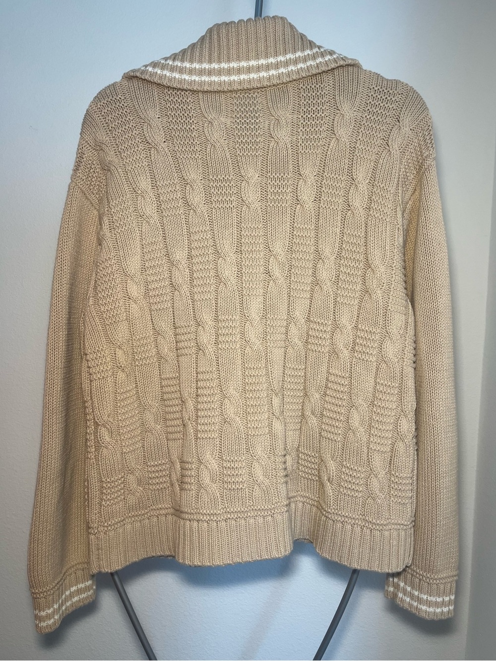 Cable Knit Toggle Front Cardigan - Picture 10 of 10